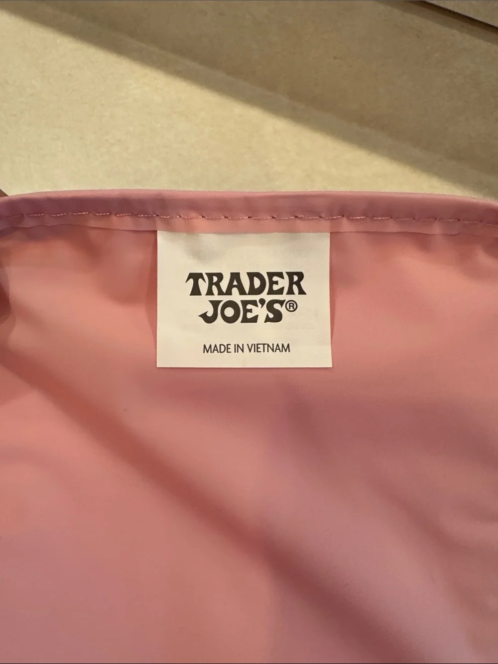 Trader Joe's Pink Insulated Lunch Tote